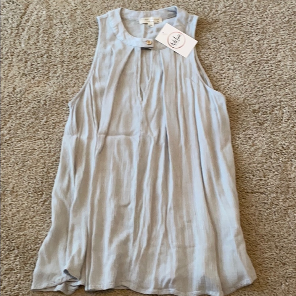 Light blue top, size small, NWT